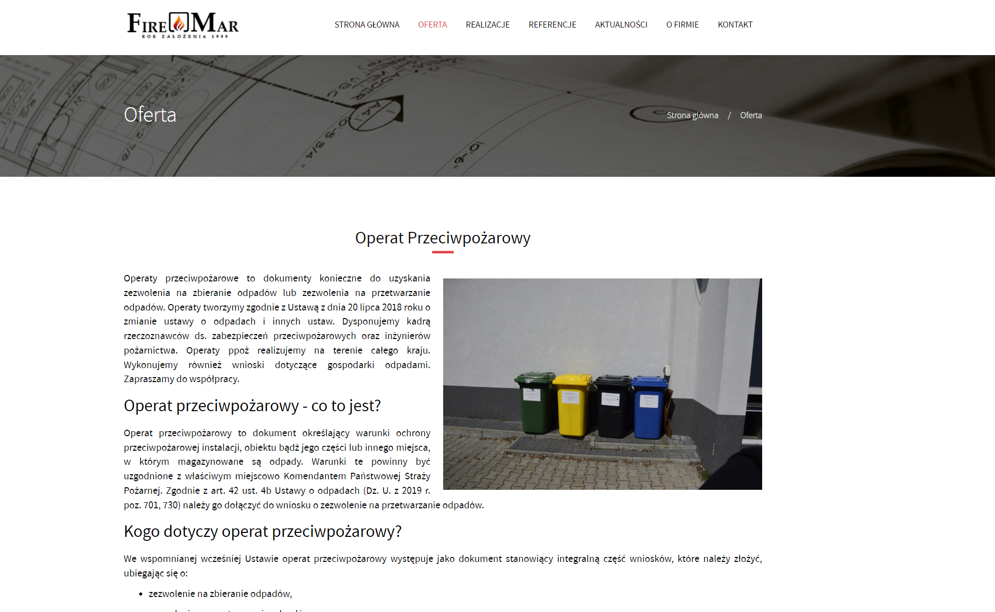 Operat przeciwpożarowy a przepisy - co warto wiedzieć?