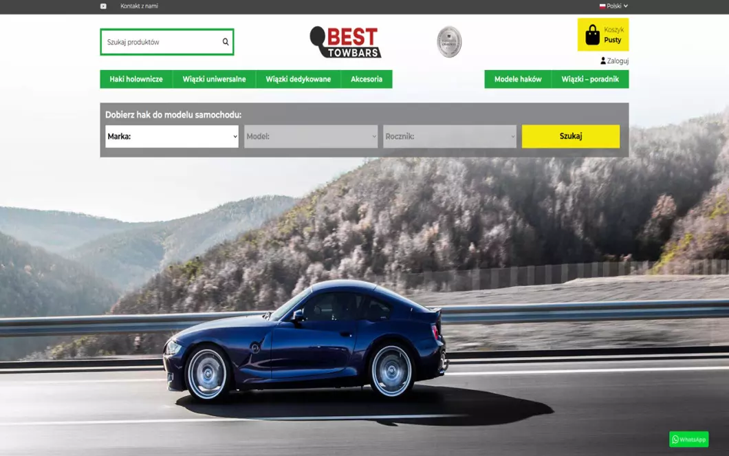 Zrzut ekranu strony