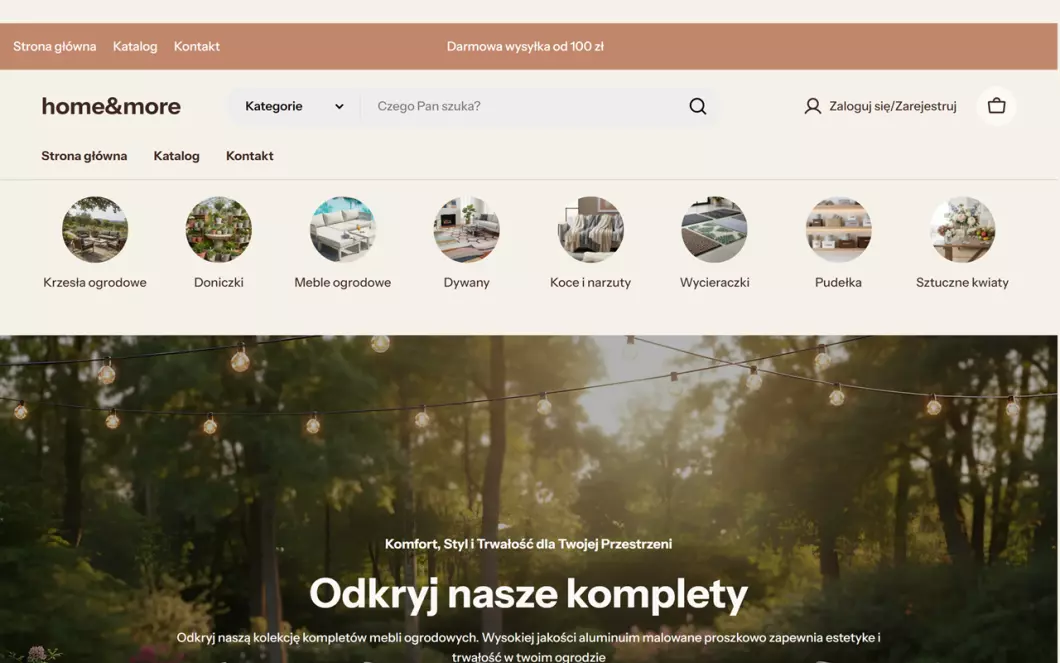 Zrzut ekranu strony